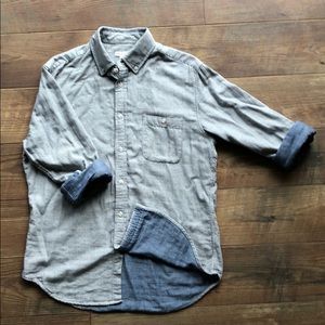 Men’s Merona striped button up shirt